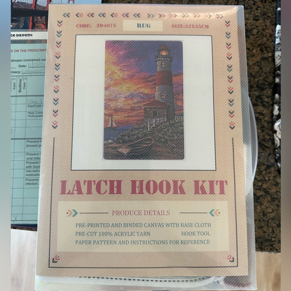 Lighthouse Latch Hook Kit